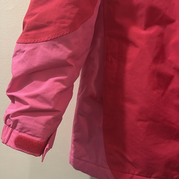 Lands' End Kids pink and Red and Gray Squall Jacket - size XL 16 - Picture 8 of 11